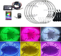 15.5 in 4 PCS 576 LEDs Double-Sided RGBW Wheel Rim Light Kit Q3432