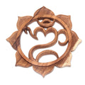 Brown Wood Relief Panel Wall Decor O7491