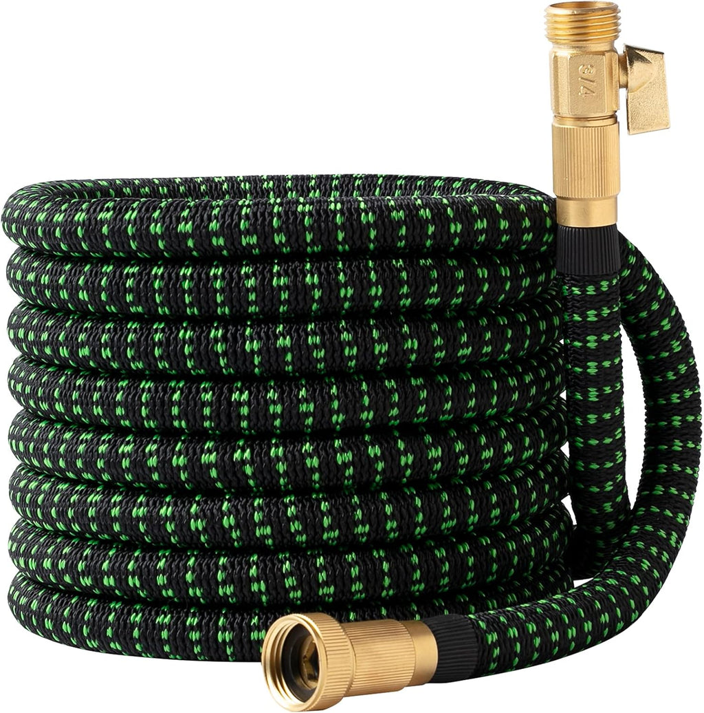 Black Green 100 FT Expanding Water Hose Pack of 2 J87655