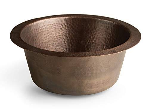 Pure Copper Hand Hammered Dual Mount Sink T146