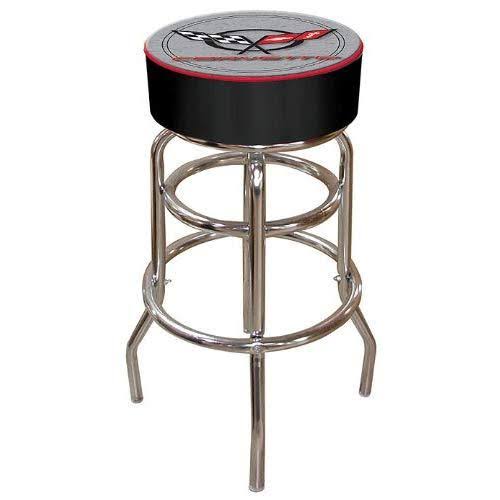 Padded Bar Stool - Silver U23992
