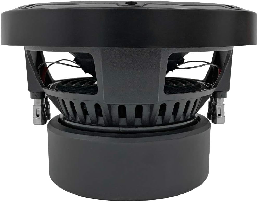 Pair of 8 Inch 1000 Watt Dual 4 Ohm Car Audio Subwoofer Package with Amplifier & Cables S105121