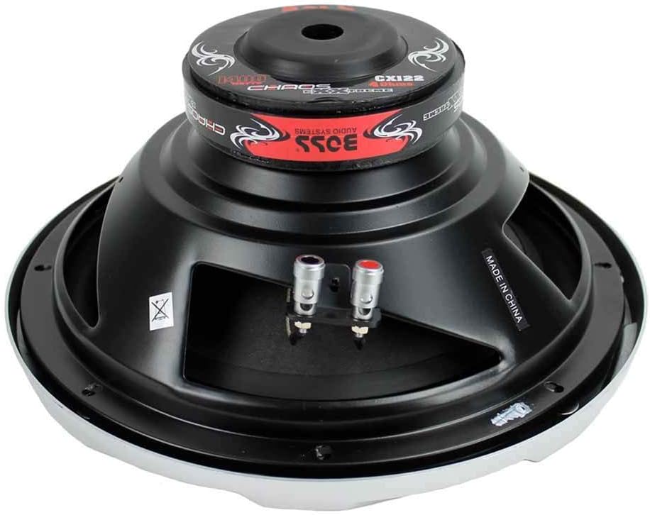 12 1400W Car Audio Subwoofer & 1500W Mono Amplifier with 8 Gauge Wiring Kit & Single 12 Vented Subwoofer Enclosure Box B593