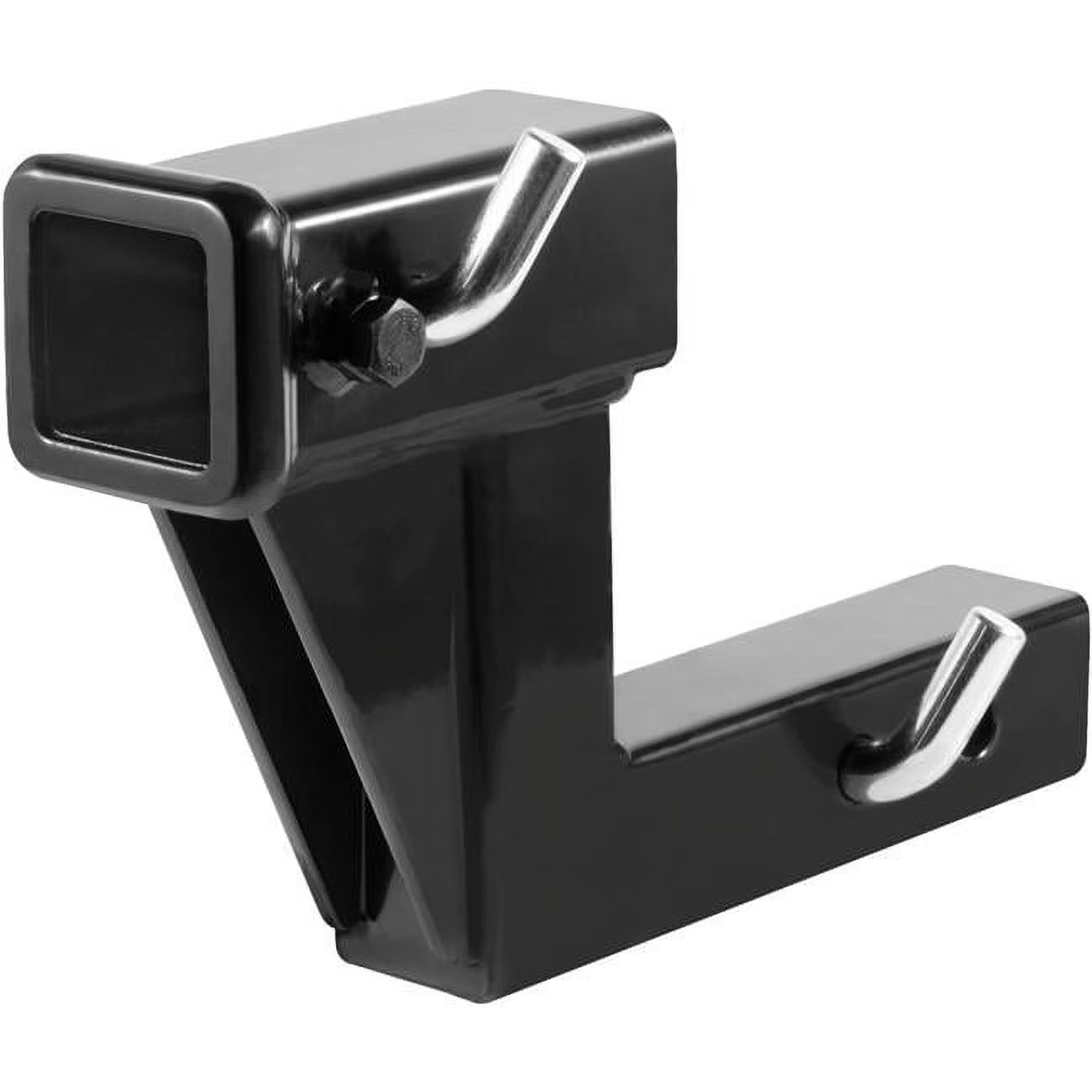 Black Trailer Hitch Riser with 6 in. Rise&Drop R584402