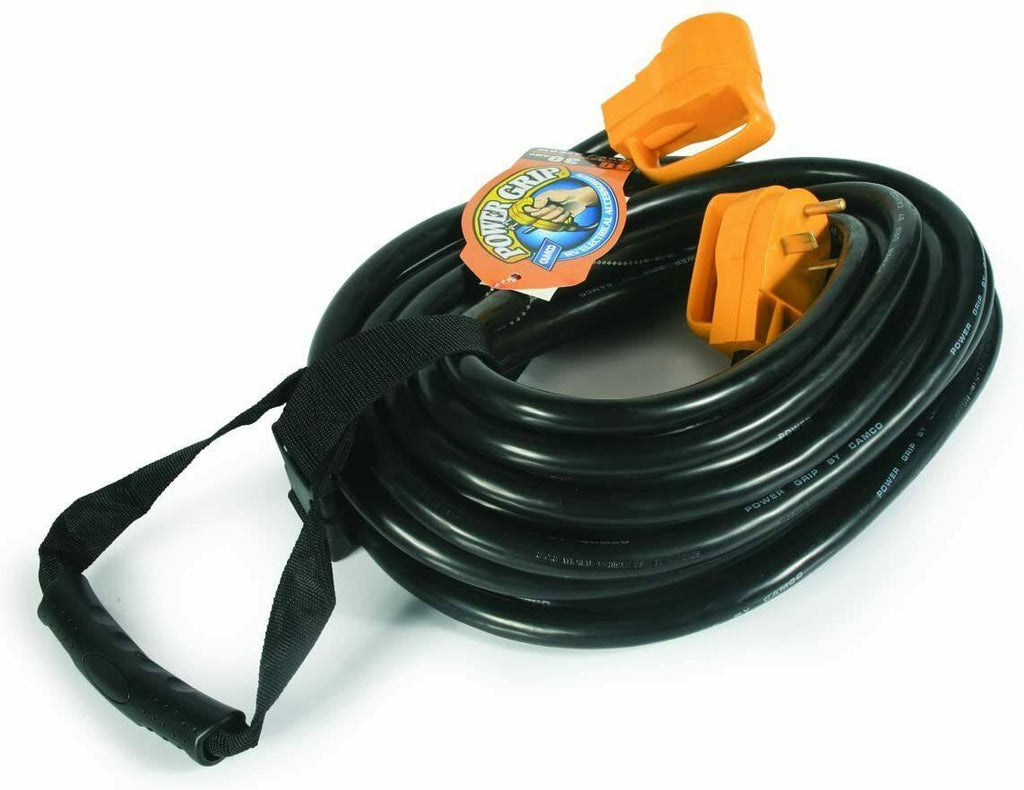 30-Amp PowerGrip Extension Cord, 50&, Black K71603