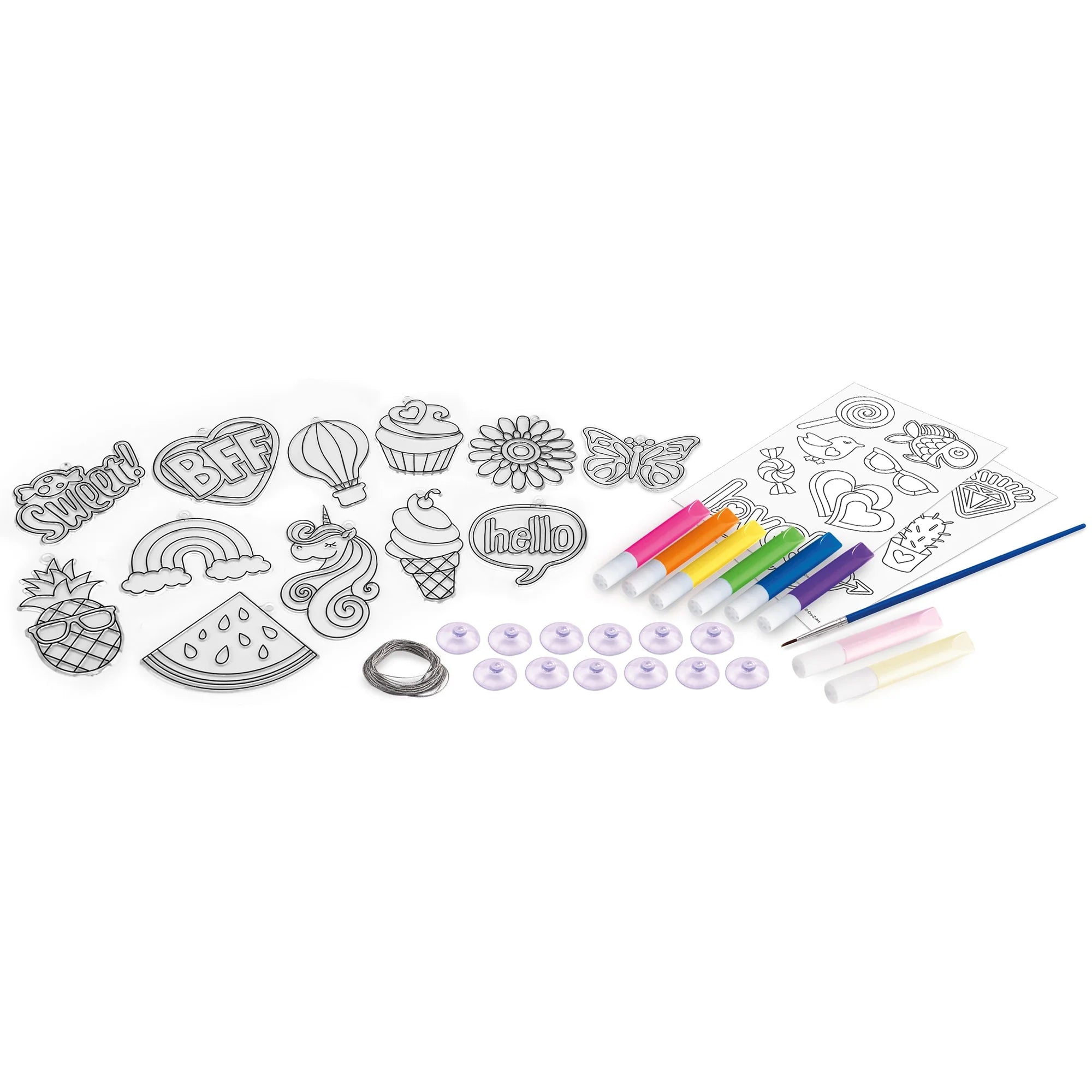 DIY Color-Change Window Art with 27 Designs Q832