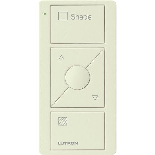 Wireless Control with Indicator LED, 3-Button with Raise/Lower and Shade Text Engraving D6825