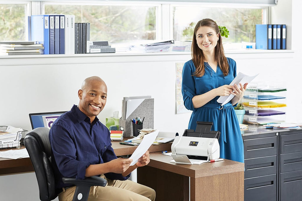 Wireless High-Speed Desktop Document Scanner with Touchscreen LCD R788