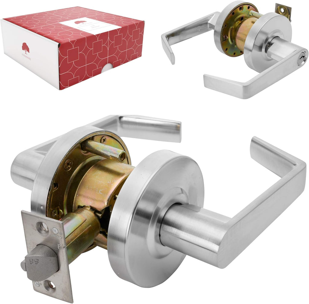 Nickel Chrome Finish Grade 2 Lockset C729296