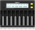 8-Bay Smart Battery Charger with LCD Display X90641
