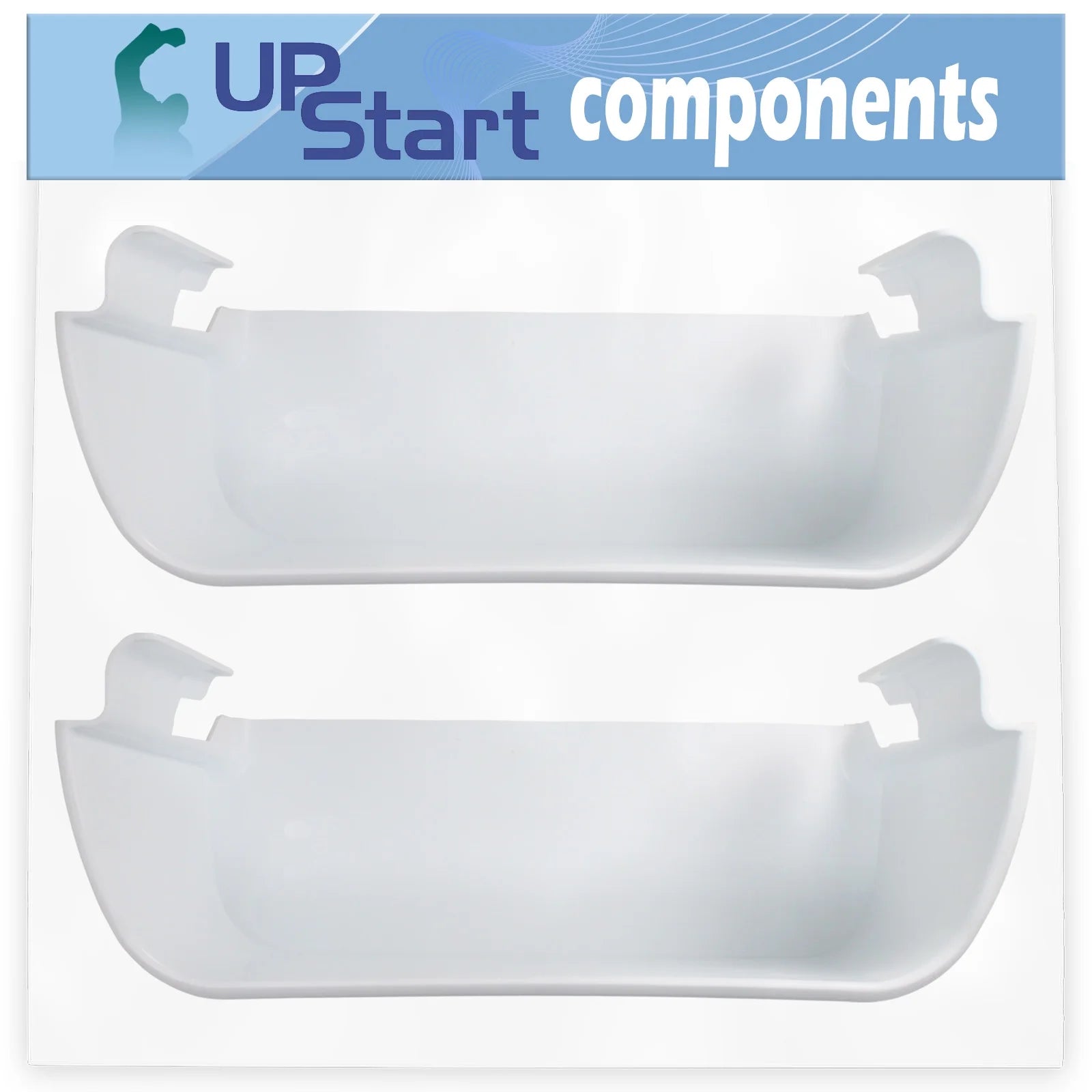 2-Pack Refrigerator Door Shelf Bin Y8653