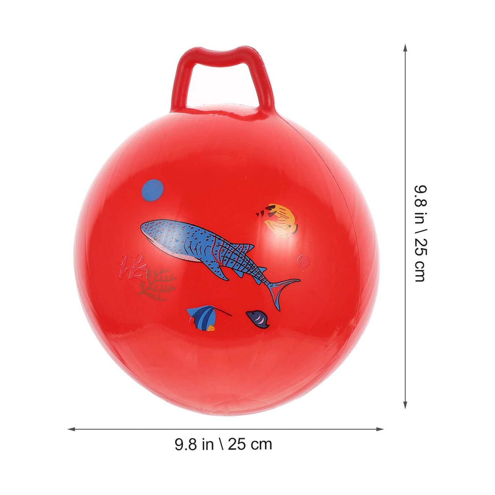 3Pcs Inflatable Hopper Balls with Handle A460
