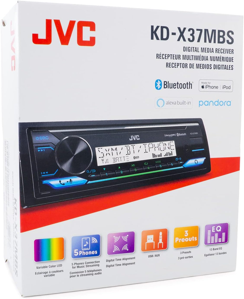 Digital Media Receiver with Bluetooth, USB, SiriusXM Ready N8387
