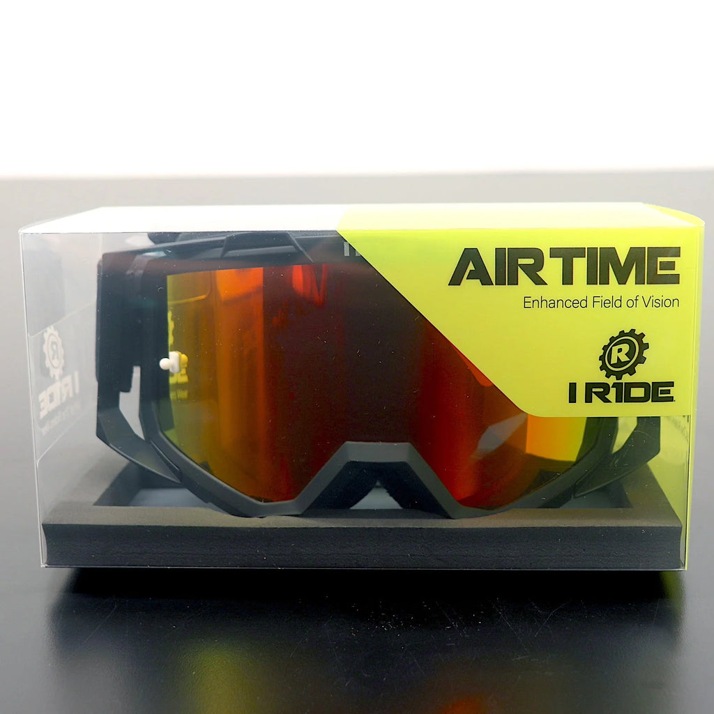 Orange Mirror Lenses Motocross Mx Goggles with Clear Lenses L704043