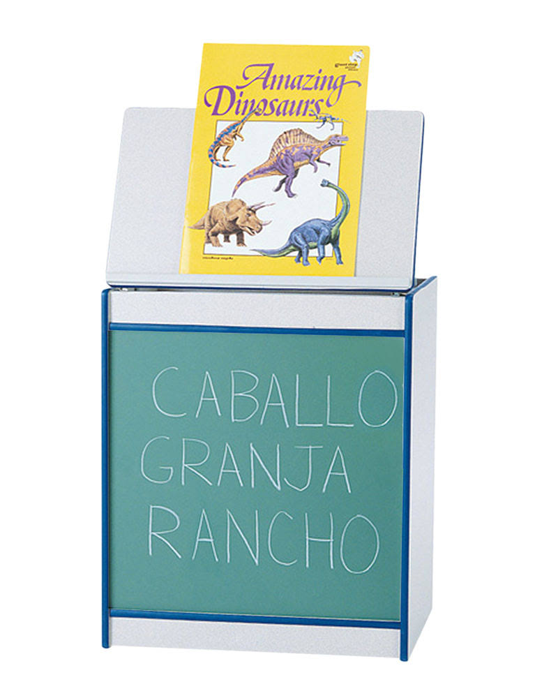Navy Chalkboard Big Book Easel W6031