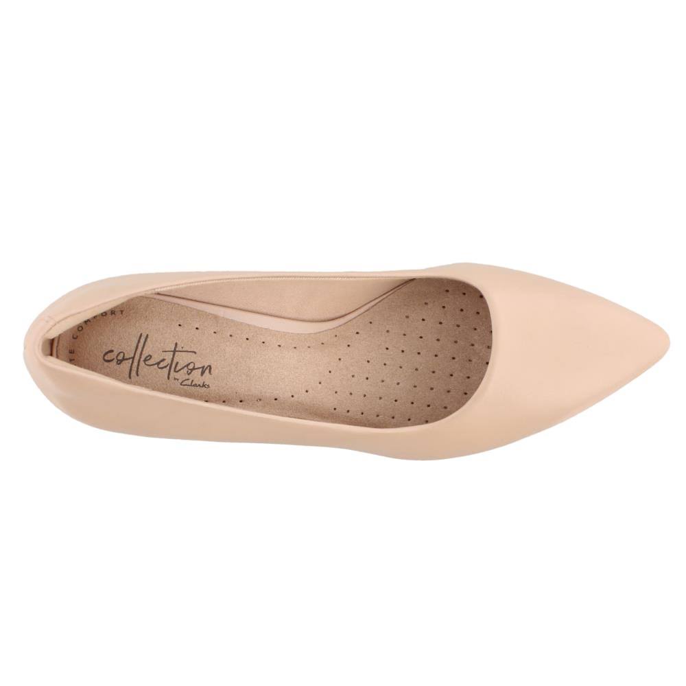Leather Pumps, Size 7 Medium, Nude A649