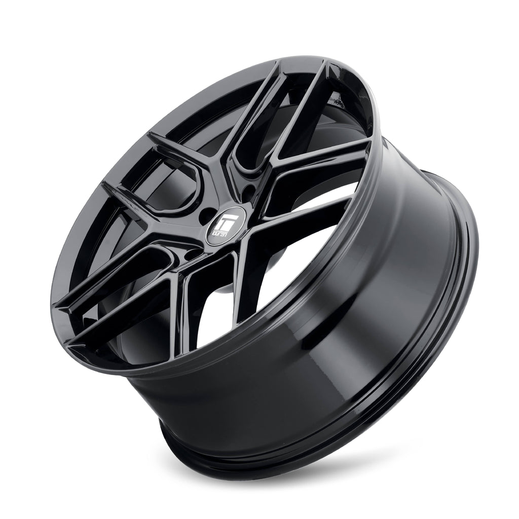 17x8 5x112 35mm Gloss Black Wheel Z8556