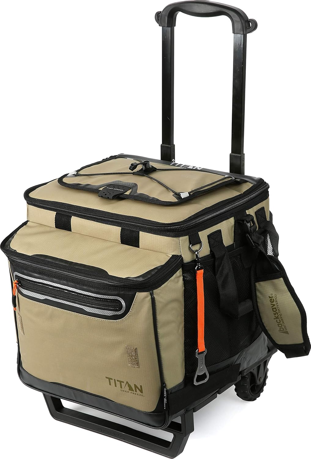 Collapsible Rolling Cooler with All-Terrain Cart E643256