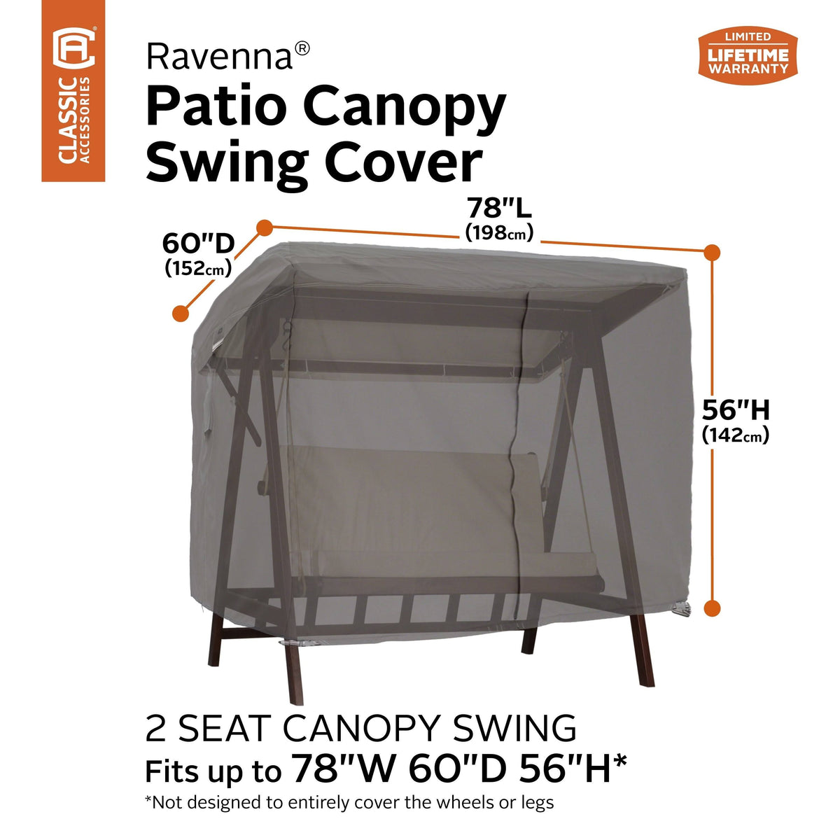 Patio Canopy Swing Cover F4336