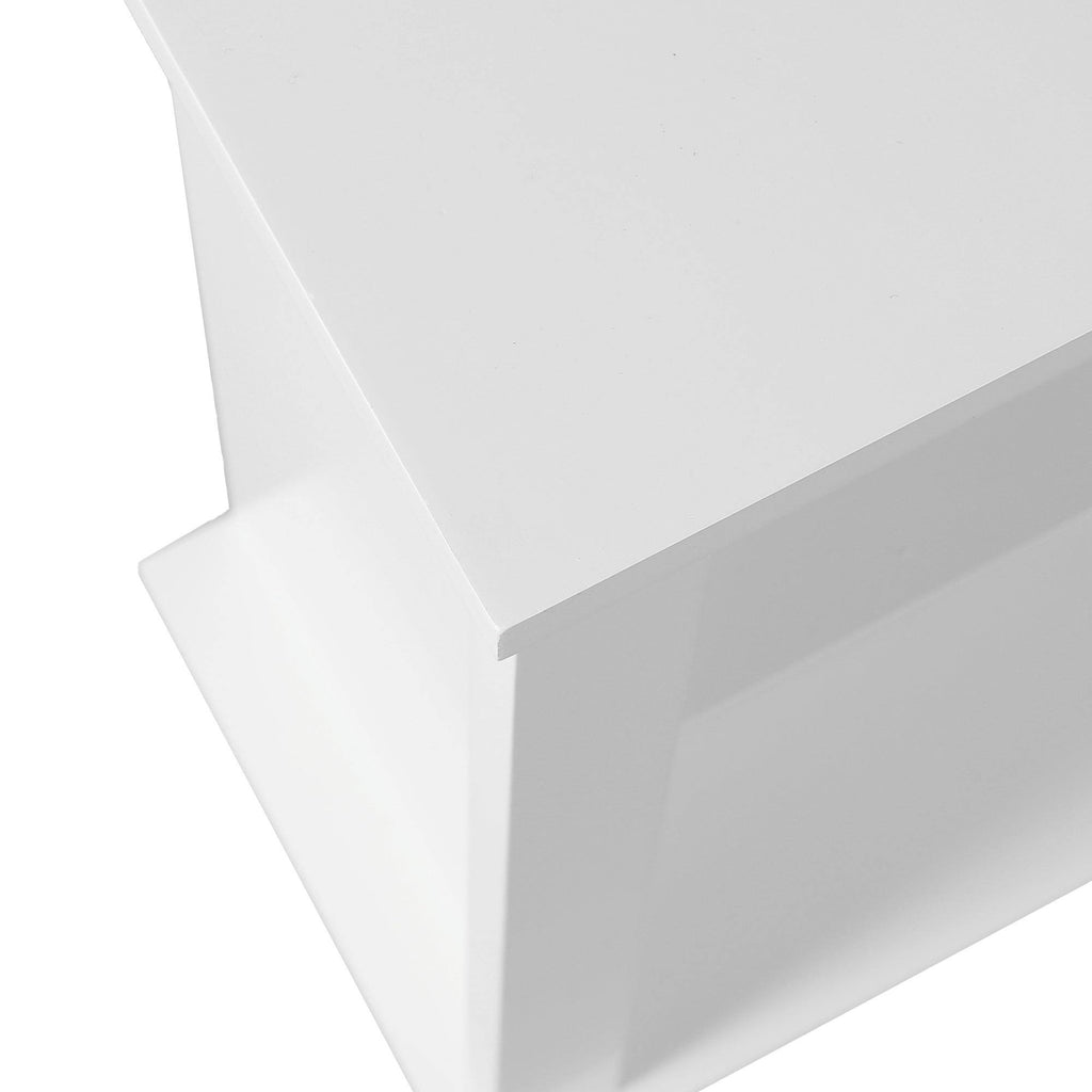 White MDF Bathroom Wall Cabinet R86954