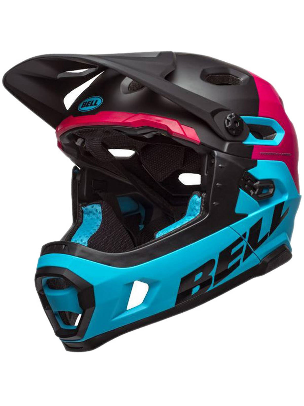 Black Pink Blue MIPS Helmet E283