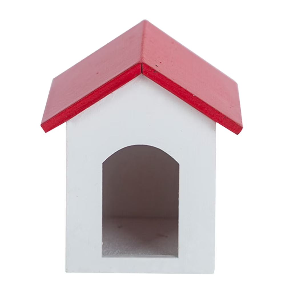 Wooden Hut Cage Model House Furniture Accessory X60299