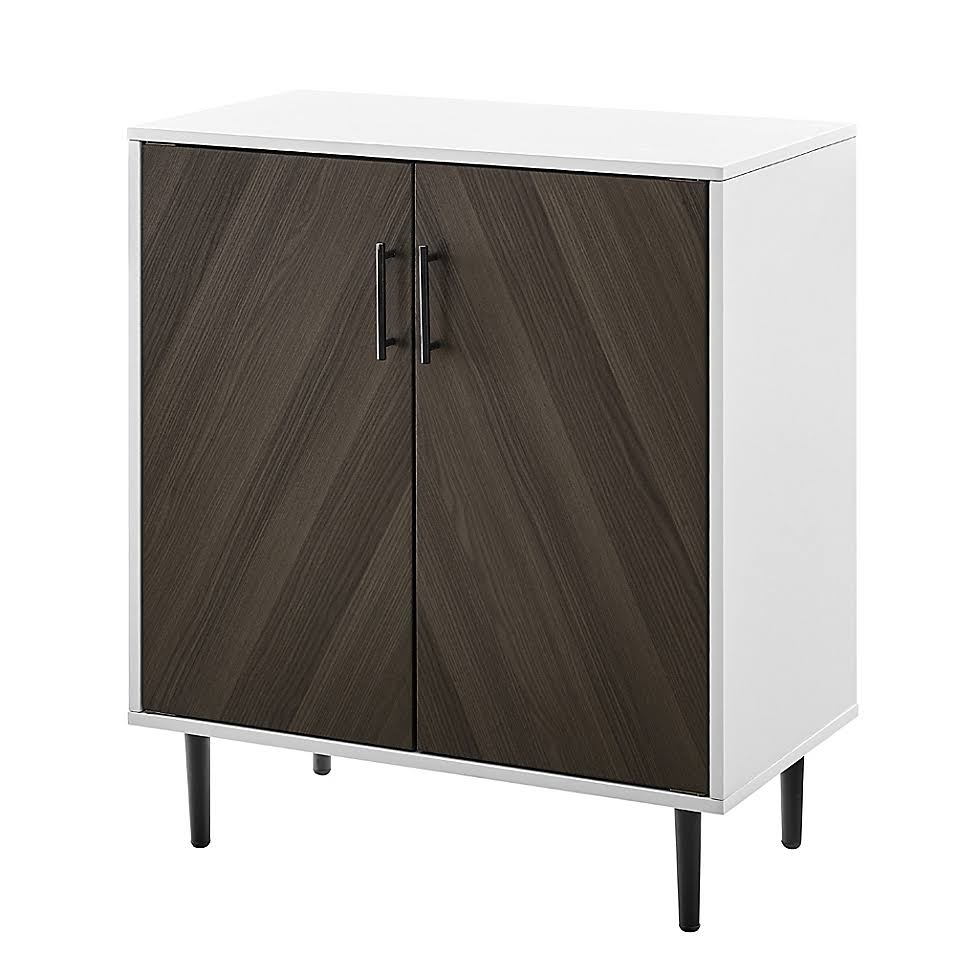 Brown/White Accent Cabinet A1730