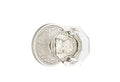 Satin Nickel Passage Set with Crystal Knob L194168