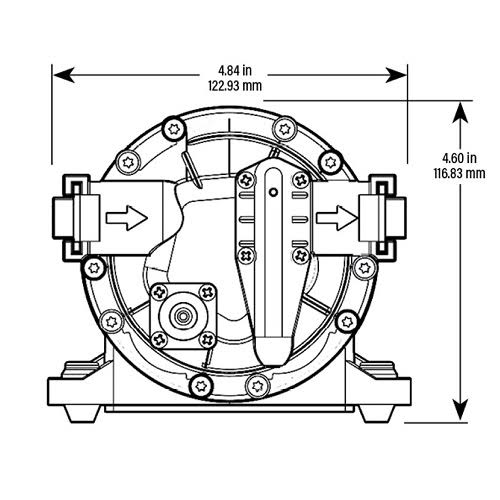 5.3 GPM Water Pump T1603