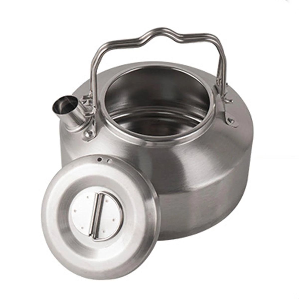 Camping Cookware Set with Saucepan and Kettle N757174