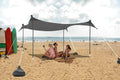 7x7 FT Kelly Green Beach Sun Shelter F8529