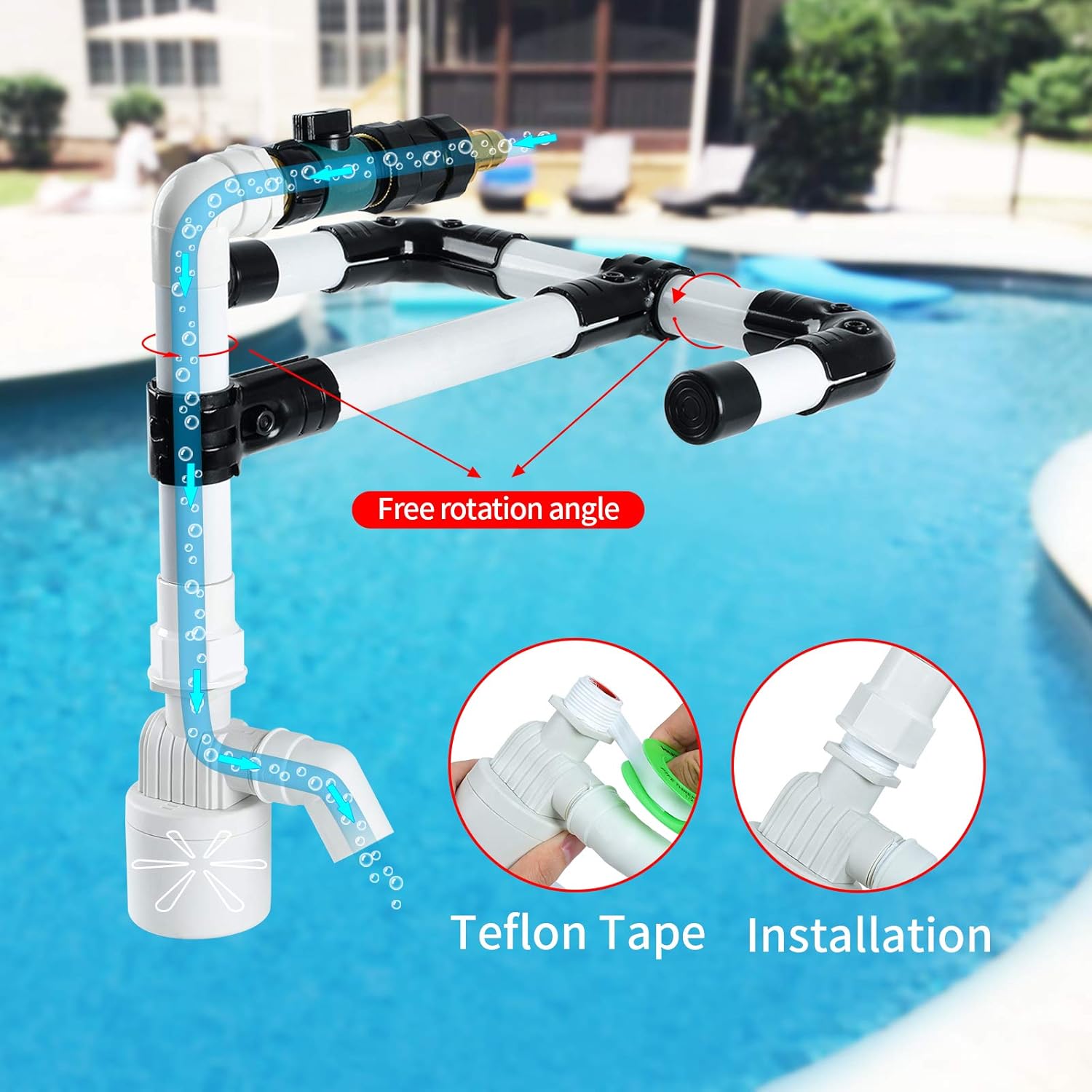 Pool Water Leveler with 3/4'' Hose Connector, Pack of 2 Q89510