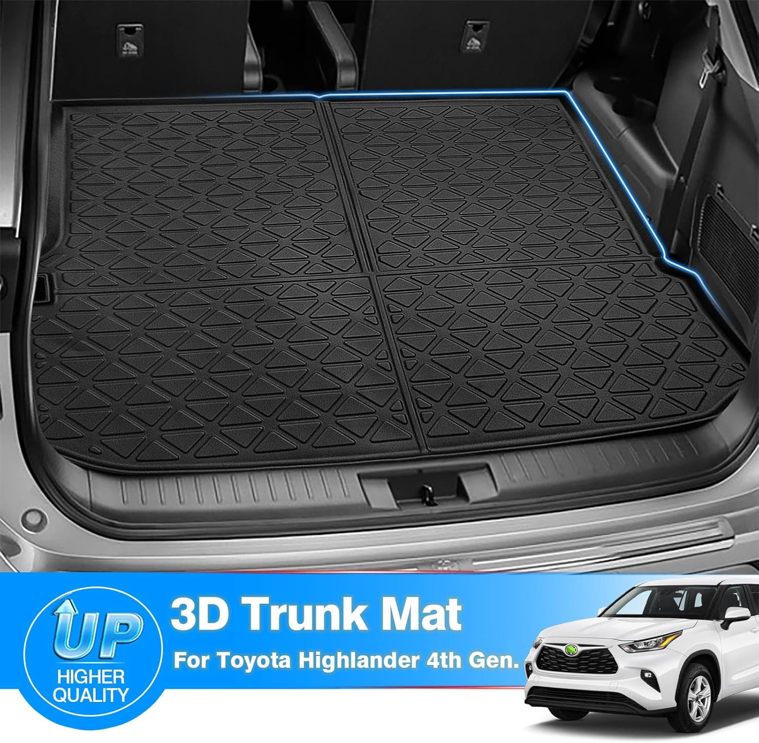 Cargo Mat Black TPO Pack of 2 A89489