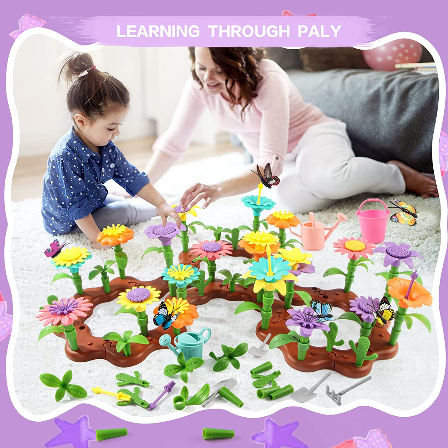 90PCS Flower Garden Building Toys D1708