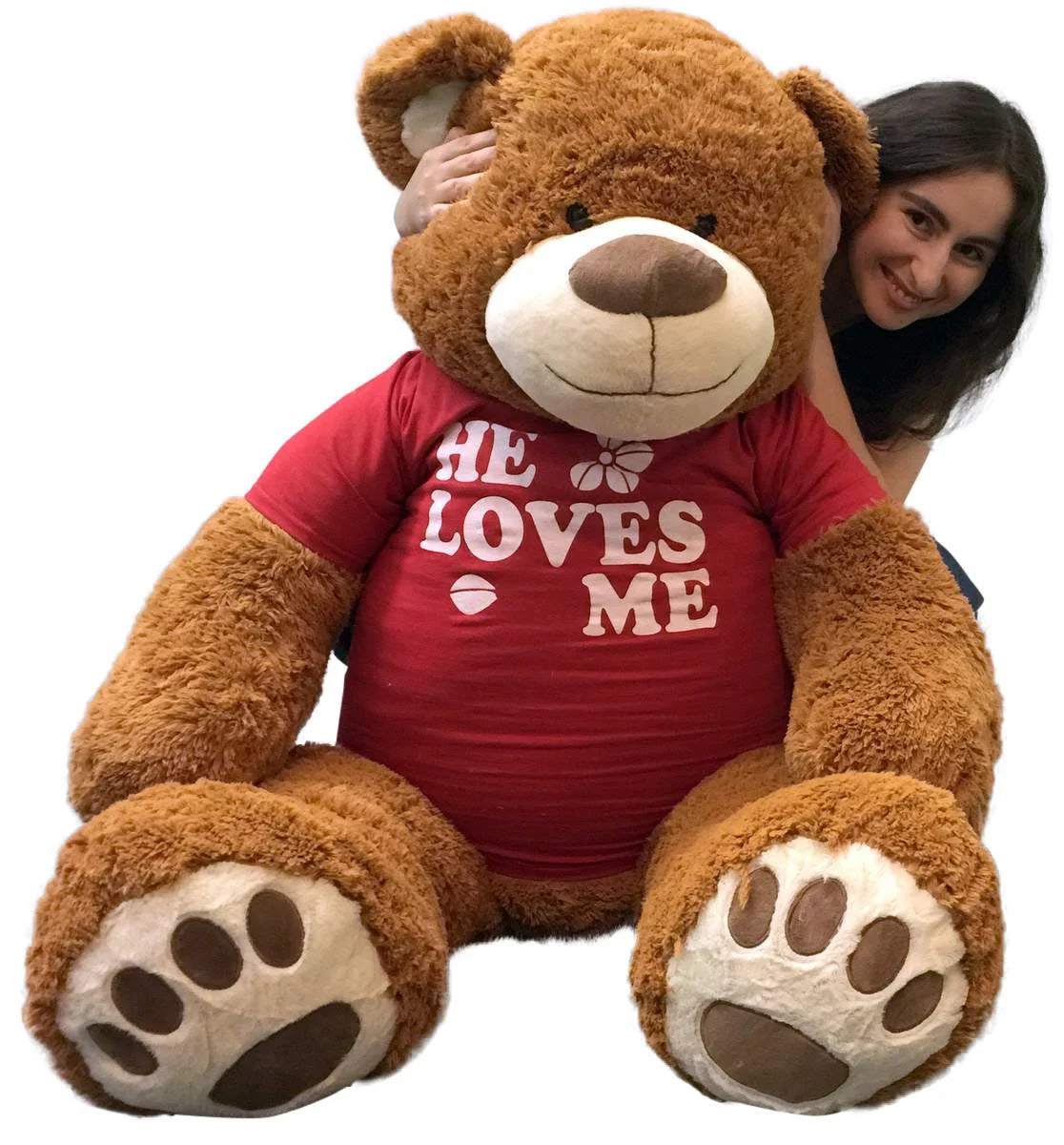 Giant Teddy Bear 60 Inch Soft Brown D976445