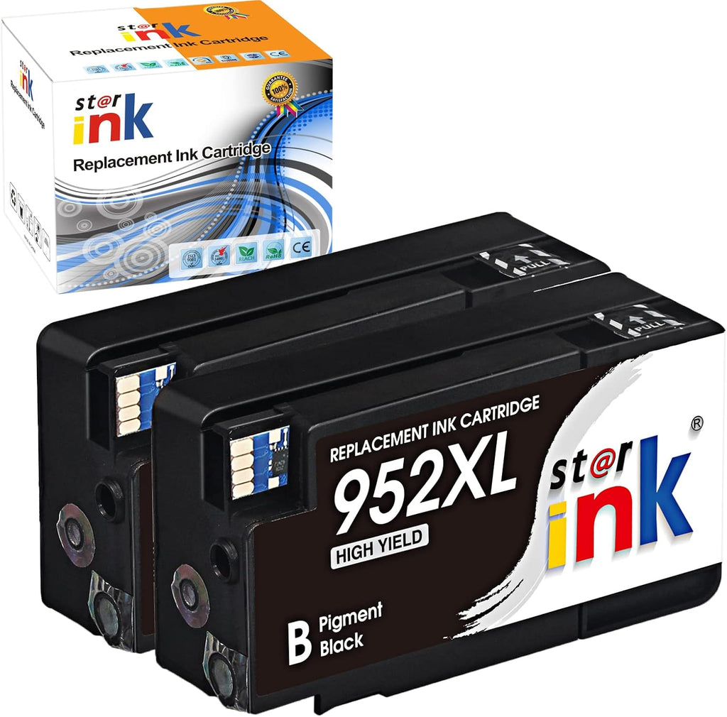 Compatible Ink Cartridge for HP 952XL Black 2 Packs T349