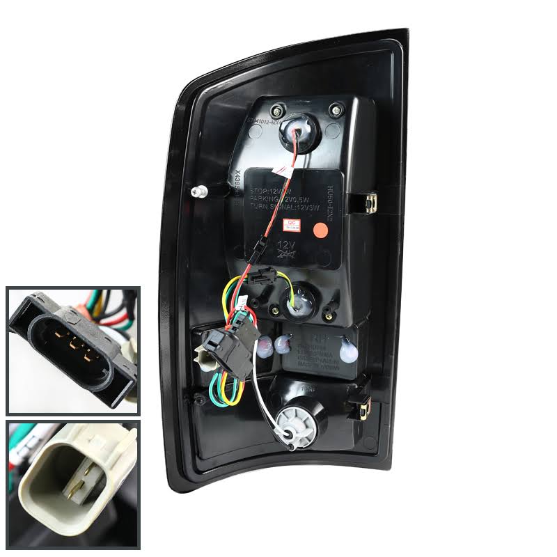 Black LED Tail Lights G648003