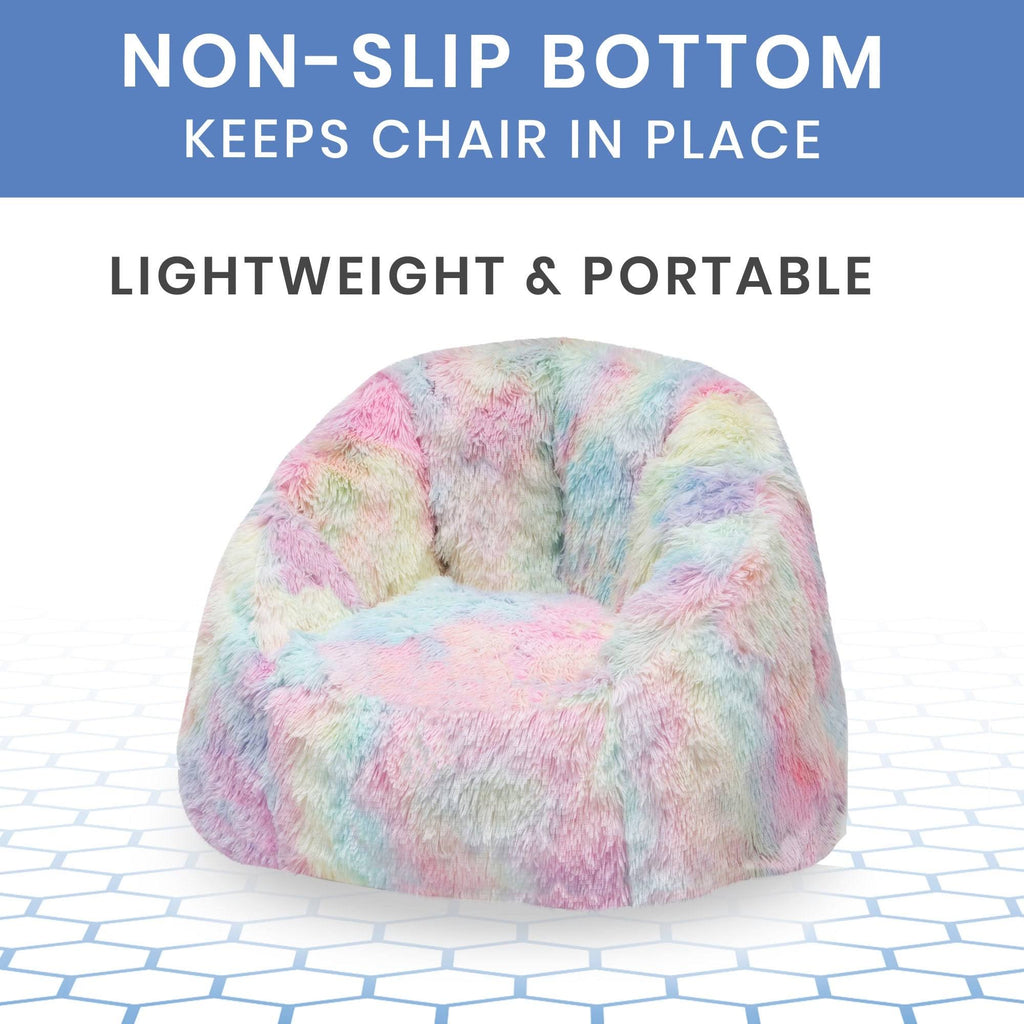 Tie Dye Fluffy Chair U73798