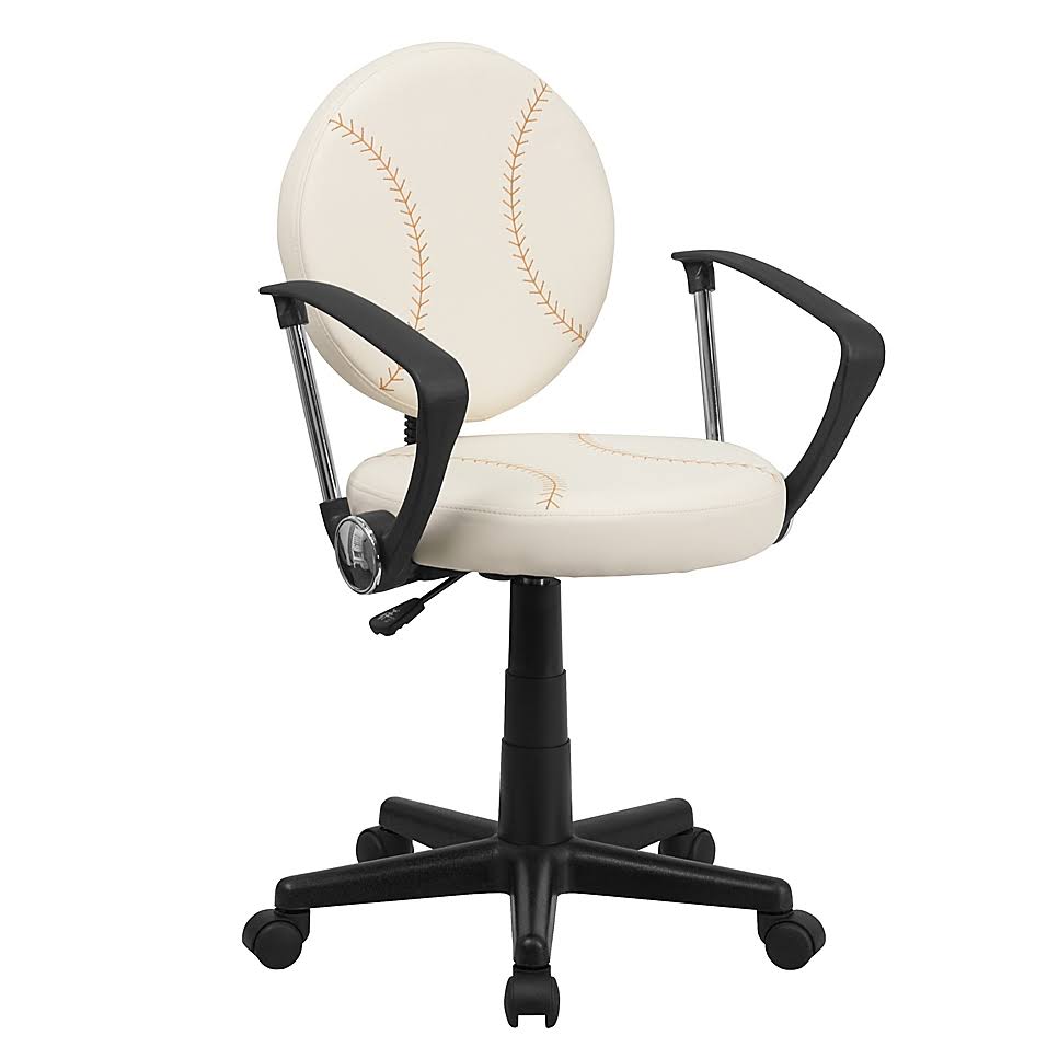 Sports Task Chair in Brown/Cream Q77241