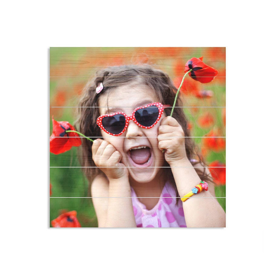 Photo Print on Wood Planks 60x60cm J778872