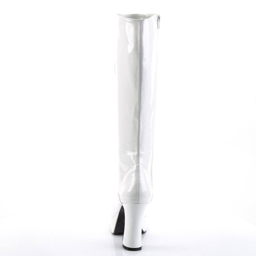White Patent Exotica Shoes M68526