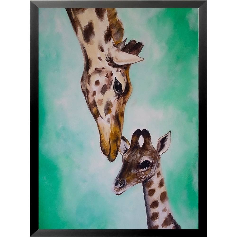 Black Framed Art Painting Reproduction S873310