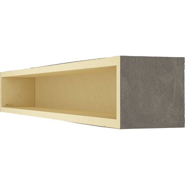 Rough Sawn Faux Wood Fireplace Mantel Q950387