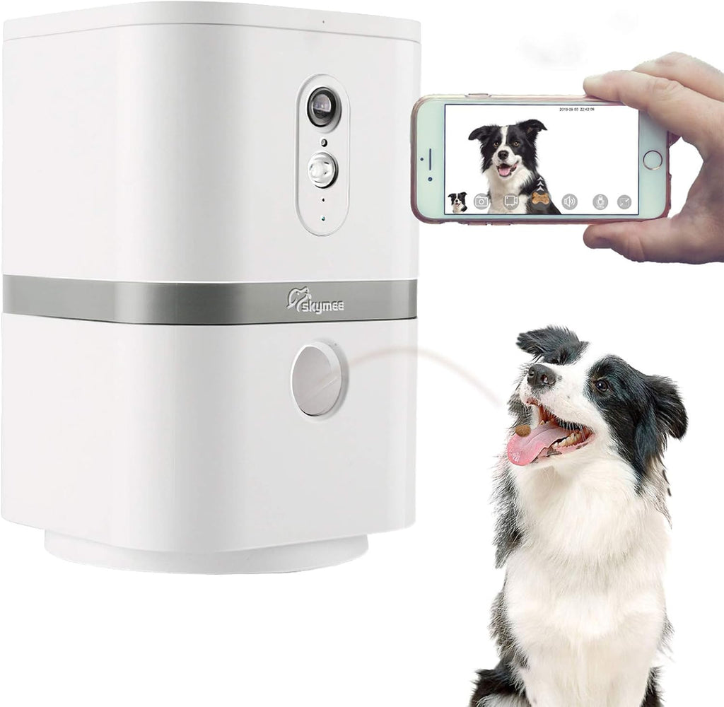 Dog Camera Treat Dispenser with Two-Way Audio and Night Vision Y819