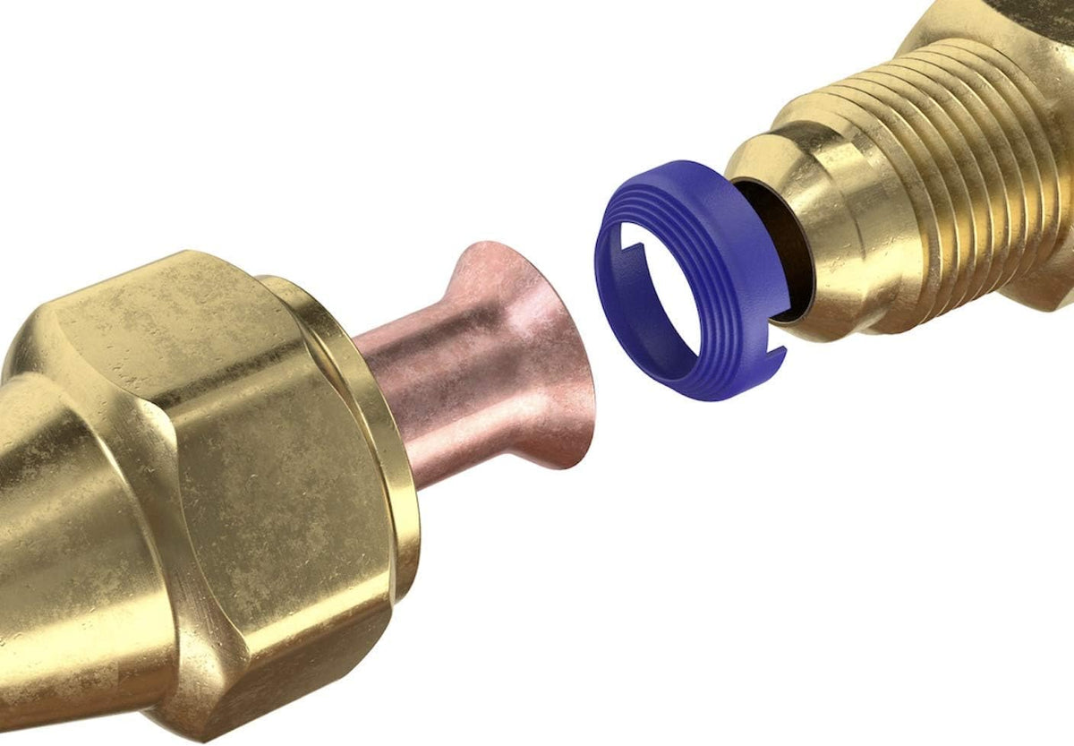 SAE Flare Seal Fitting, 1/2, 10 Pack L106