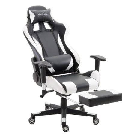 Ergonomic Gaming Chair with Footrest T4726