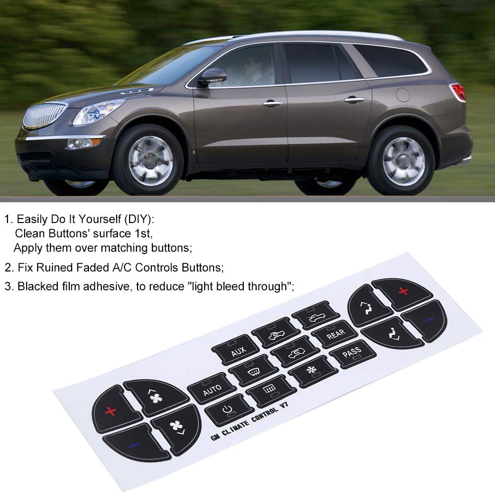 Pack of 2 Car AC Dash Button Repair Kit M12193