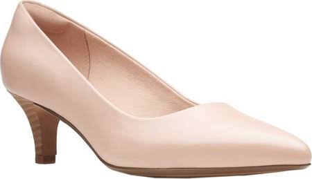 Leather Pumps, Size 7 Medium, Nude A649