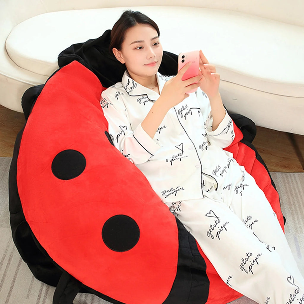 Wearable Ladybug Pillow, Plush Removable Oversized 60cm/23in P263193