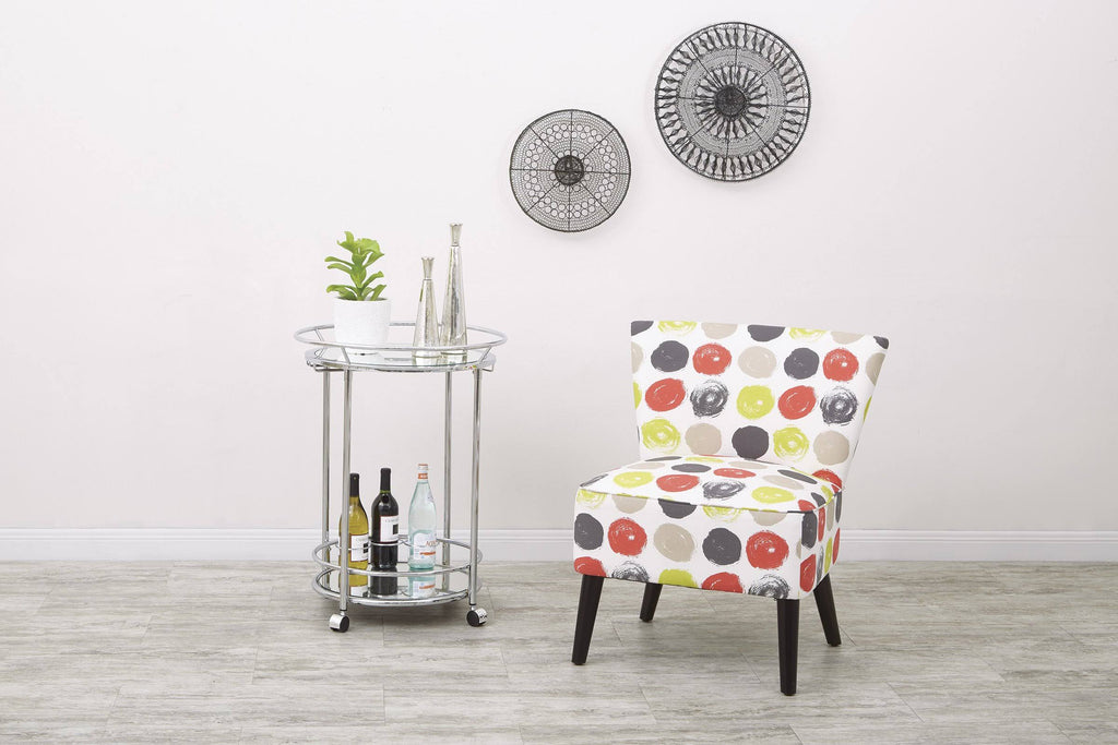 Chrome Serving Cart C5681
